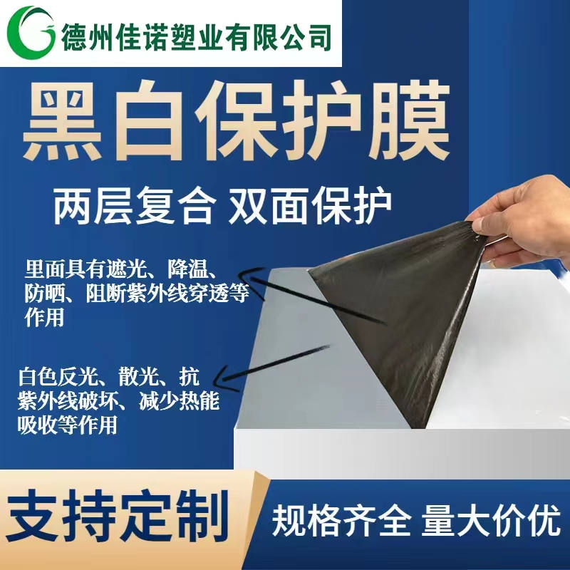 山东黑白PE保护膜